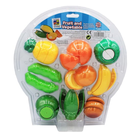 Small World Toys Pretend Play Fruit & Vegetable Set
